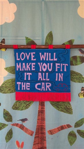 Creative Fabric Banner Ideas for Love Themes