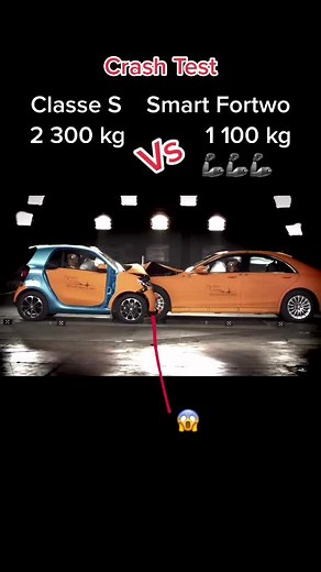 #crashtest #classeS #smart #wtf #mercedes | smart fortwo