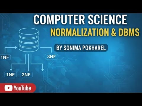 Class 12 Computer Science Normalization and DBMS💻