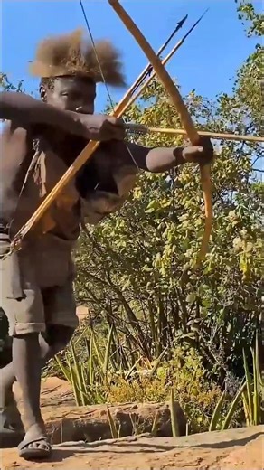 Unbelievable Primitive Hunting Skills! 🏹 #shorts #wildlife