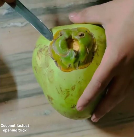 Fastest and easiest way to open Coconut