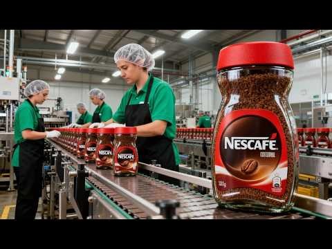 Inside a Modern Nescafé Coffee Factory: How Instant Coffee Is Made from Start to Finish