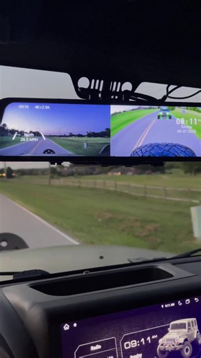 WOLFBOX Mirror Dash Cam G900 Pro: 4K and 2.5K Dual-View RECORDING. ...