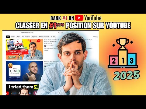 Référencement YouTube #1 | Classer Votre Vidéo en #1ᵉʳᵉ Résultat de Recherche sur YouTube (SEO 2025)