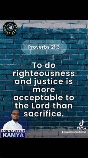 Bible Verse to Reflect On | Proverbs 21:3 #duet #bibleverse #motivation #love #india #apostlearnold