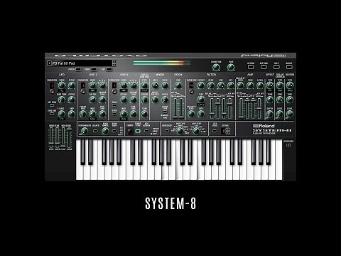 SYSTEM-8 • Roland Cloud • 25 Selected Factory Presets • Synthwave VST • Sounds Patches Playthrough