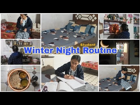 ❄️ Winter Night Routine for Students🌙 📚 | Study, Focus & Self-Discipline
