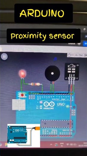 Proximity sensor CODE || ARDUINO|| O LEVEL ||program code #2026 #coding #arduinoprogramming