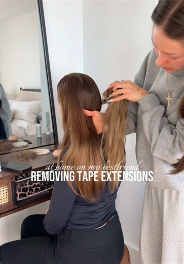 Cute Bonding Over Hair Extension Removal