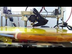 First test of 3D printer touch probe (piezo sensor)