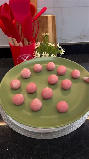 No-Bake Strawberry Flavored Milk Candy Balls Recipe 🍓