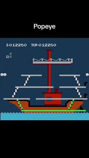 Popeye 8-Bit Game on NES | Денди Игра