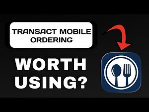 TRANSACT MOBILE ORDERING APP REVIEW - WORTH DOWNLOADING? (EXPLAINED)