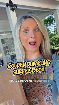 DID WE GET THE GODLEN DUMPLING?! 🫣😱 #dumplings #unboxing #viral