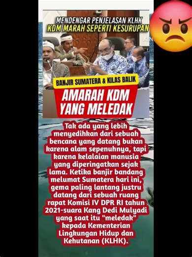 AMARAH KDM YANG MELEDAK..😡‼️ SERANG MENTERI LINGKUNGAN HIDUP DAN KEHUTANAN..⁉️
