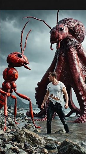 YouTube Presentation of The giant octopus and The Superhero cleaning the ocean #octopusday