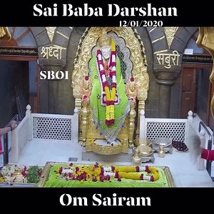 24K views · 10K reactions | Shirdi live Darshan : Madhyaan Aarti Darshan Today From Shirdi Sai Baba Samadhi Mandir. Om Sairam  | Sri Sathya Sai Baba | Facebook