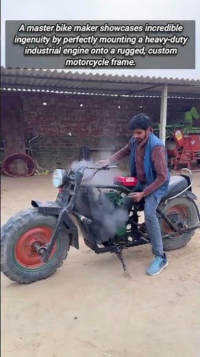 Master Bike Maker Builds Custom Motorcycle Using Peter Engine
