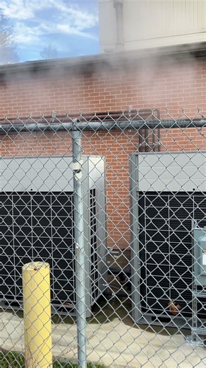 Is this a normal noise for a LG Multi defrosting? #lg#hvac#hvaclife#service#defrost