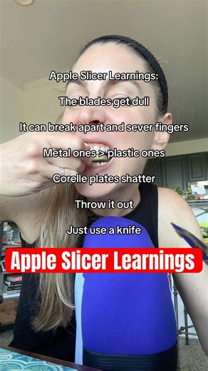 Apple slicer learnings🍏 #appleslicing