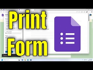 How To Print Google Form [Guide]