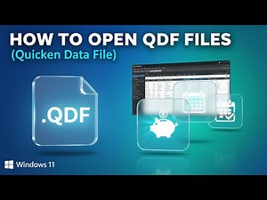 How to Open QDF Files (Intuit Quicken)