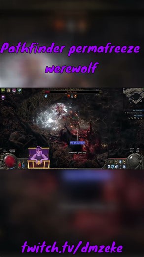 PoE 2 Pathfinder permafreeze werewolf #poe2 #vtuber #twitch