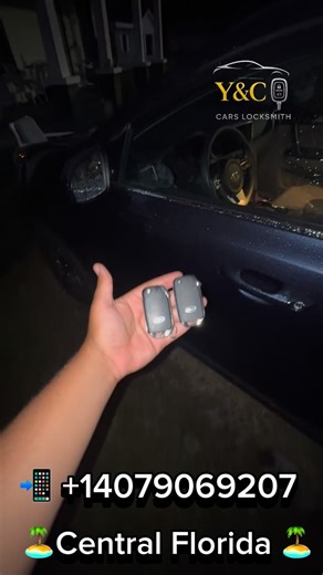 @yc_locksmith on Instagram: "🚗🔑 Locked out? Lost your only key? Need a spare? We got you covered 24/7! ✅ Car key programming & cutting ✅ Key fob replacement ✅ Emergency lockouts Fast, affordable, and professional – that’s Y&C Locksmith. 📲 Call/Text: +1 (407) 906-9207 📍 Serving all Central Florida #Locksmith #CarKeys #FloridaLocksmith #LostKey #CarKeyReplacement#money"