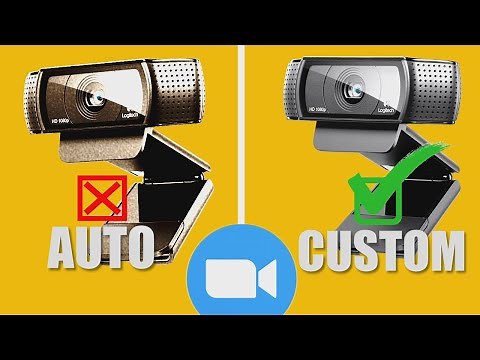 How to Look Your Best On Zoom | Best WebCam Custom Settings | White Balance Exposure Tutorial