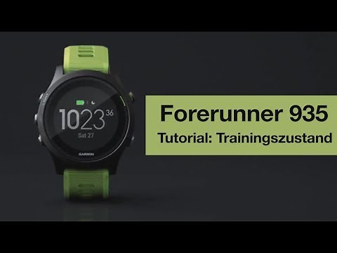 Forerunner 935 Tutorial - Trainingszustand