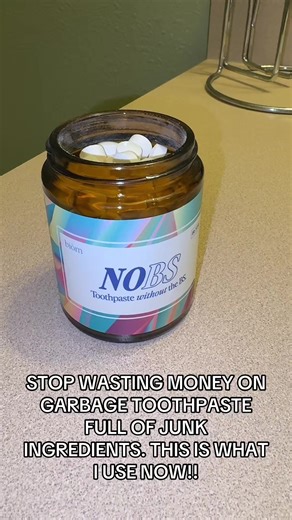 Still brushing with that messy, boring toothpaste? 👎🏽 These NOBS tablets changed the whole game for me. 🪥 No paste. No plastic. No BS. #nobs #toothpastetablets #teethwhitening #teethcare #teethcleaning #nobstoothpaste #nobstoothpastetablets #toothpaste #teethtransformation #fyp #tiktokmademebuyit #tiktokshop #whiteteeth