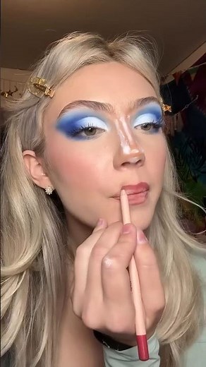 Alice makeup look 🩵