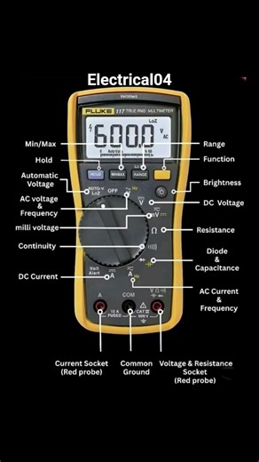 multimeter setting and there components ⚡⚡