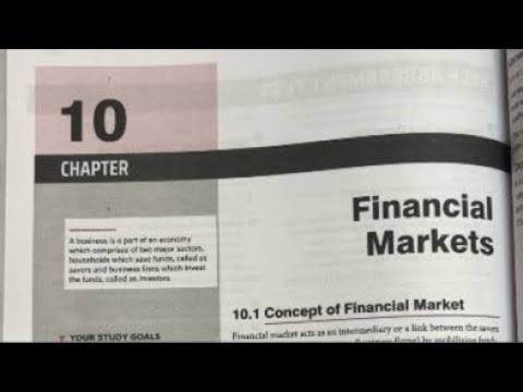 Financial markets (12th CBSE ) revision