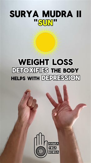 Surya Yoga Mudra II | Benefits | "Sun" | Hand Gesture