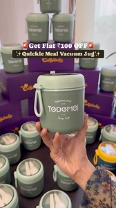 Use Code ‘NEW100’ to get flat ₹100 discount 🤩🚨 Visit our website and place your order today🚨 . . #vacuum #vaccumjugflask #shoponline #shopnow #reels #reelsinstagram #reelsindia #trendingreels | Catfatindia