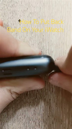 How to put back band on iWatch! (easy)