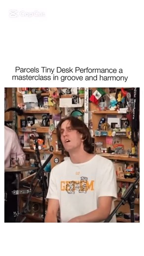 Good Music on Instagram: "Parcels tiny desk performance a masterclass in groove and harmony 🔥"