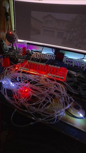 new seed led pixels programed to running up that hill using wled & xlights #shorts #lightshow