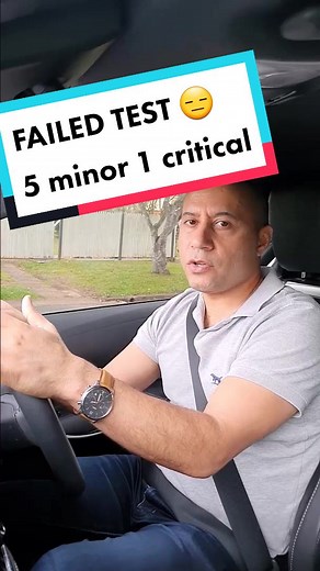Common Driving Test Mistakes: Failed Test with 5 Minors & 1 Critical Error