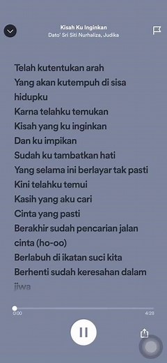 Kisah Ku Ingin Kan - Dato Sri Siti Nurhaliza ft Judika