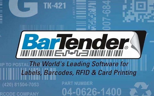 02.在Bartender里连接Excel打印