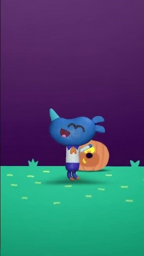 IT'S BEHIND YOU! 😮🤭 👻 Run, Squirrels #HeyDuggee #Claymation #Halloween #StopMotion #October #Spooky