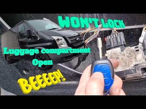 Ford Transit Rear Door fault van wont lock