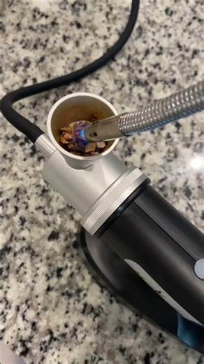 Personal smoke machine great for charcuteries, drinks, sauces #bbq #cooking https://amzn.to/4lL0bww