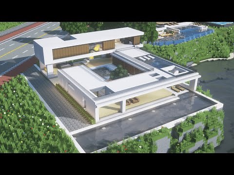 Minecraft Tutorial | Modern House | Gracium - Modern City #35