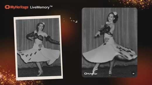 We ❤️ this #LiveMemory example from Roberta Estes! Keep the examples coming! Try it now -> myheritage.com/livememory/ | MyHeritage