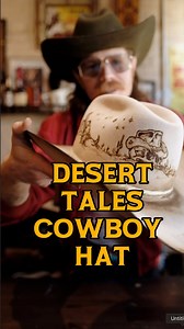 2.4K reactions · 122 comments | The “Desert Tales” Cowboy hat every once in a while, the customer gives us a project where we really get to go WILD. This hat is a perfect example of turning a piece of head wear into a piece of wearable art. A hat that tells a story. A tale of adventure, life and death in the desert. what do y’all think? Stay WILD #westernfashion #westernstyle #cowboyhat #mensfashion #fashion | Wild Hats | Facebook