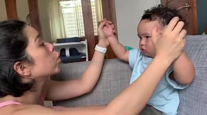 5.5M views · 221K reactions | *complains in cuteness* Handling tantrums at the full episode: bit.ly/magulonabacarros22 #TheMaguloNaBacarros | Saab Magalona | Facebook