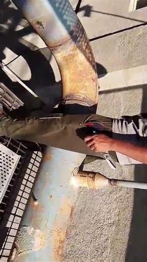 Boiler steam pipe line